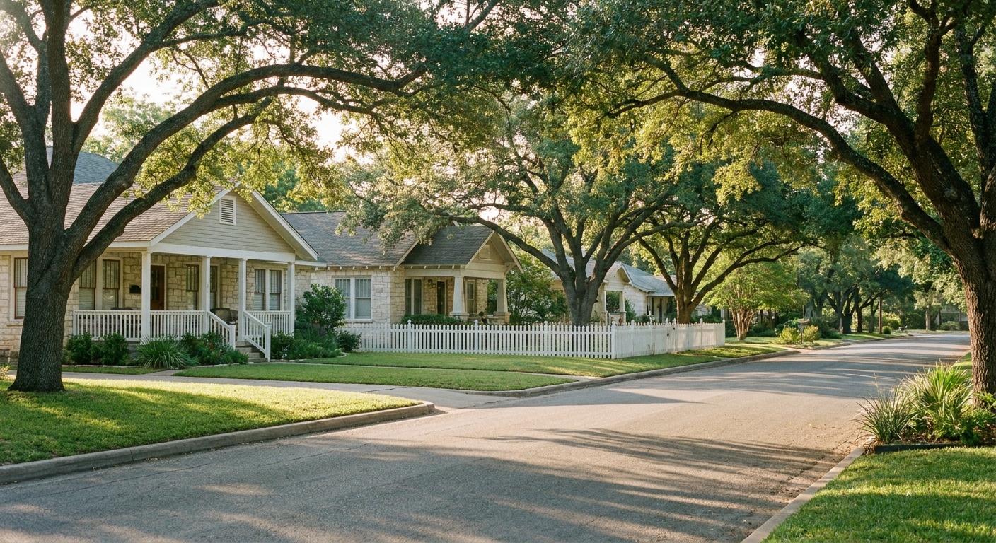 Texas Hill Country neighborhood
